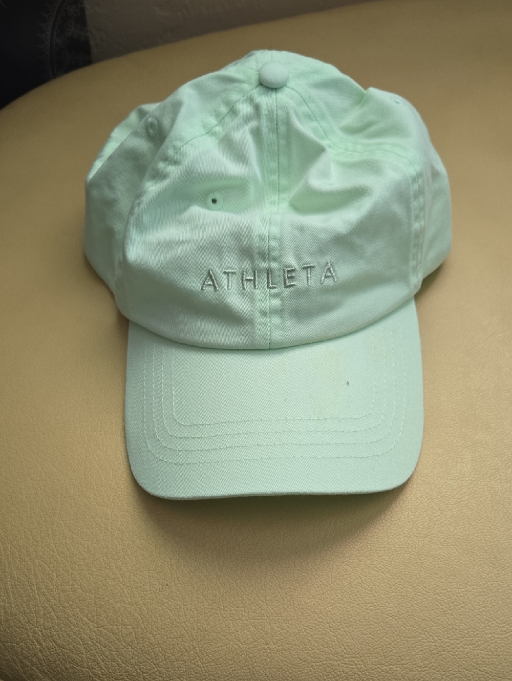 Athleta Light Mint Baseball Cap with Embroidered Logo
